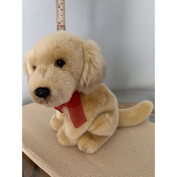Vintage Russ Christmas Puppy Golden Retriever Doodle Plush Dog - Picture 2 of 10